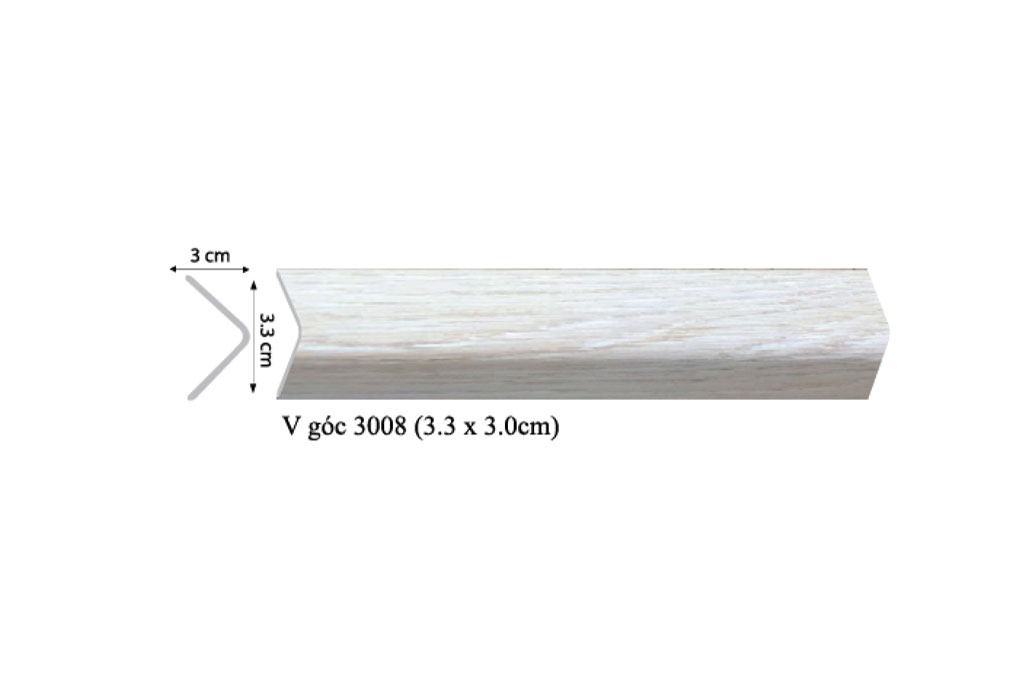 Phào chỉ trang trí V góc 3008