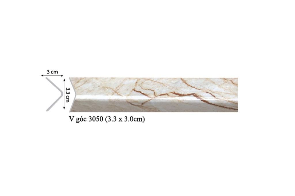 Phào chỉ trang trí V góc 3050