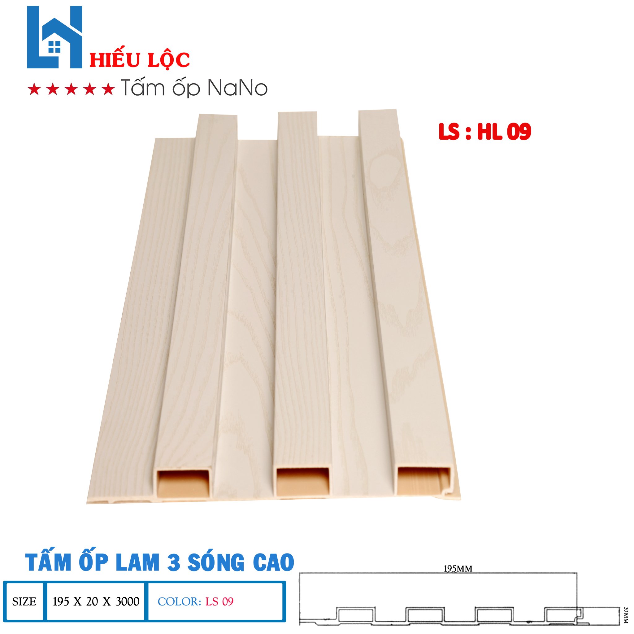 Tấm ốp lam 3 sóng cao 03